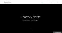 Desktop Screenshot of courtneynovits.com