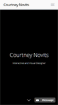 Mobile Screenshot of courtneynovits.com